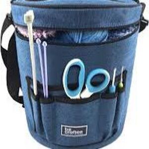 New Blue BeCraftee XL Crochet/Knitting Yarn Bag Craft Organizer